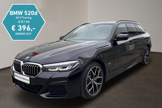 BMW 5er Touring Außenansicht seitlich Fahrerseite